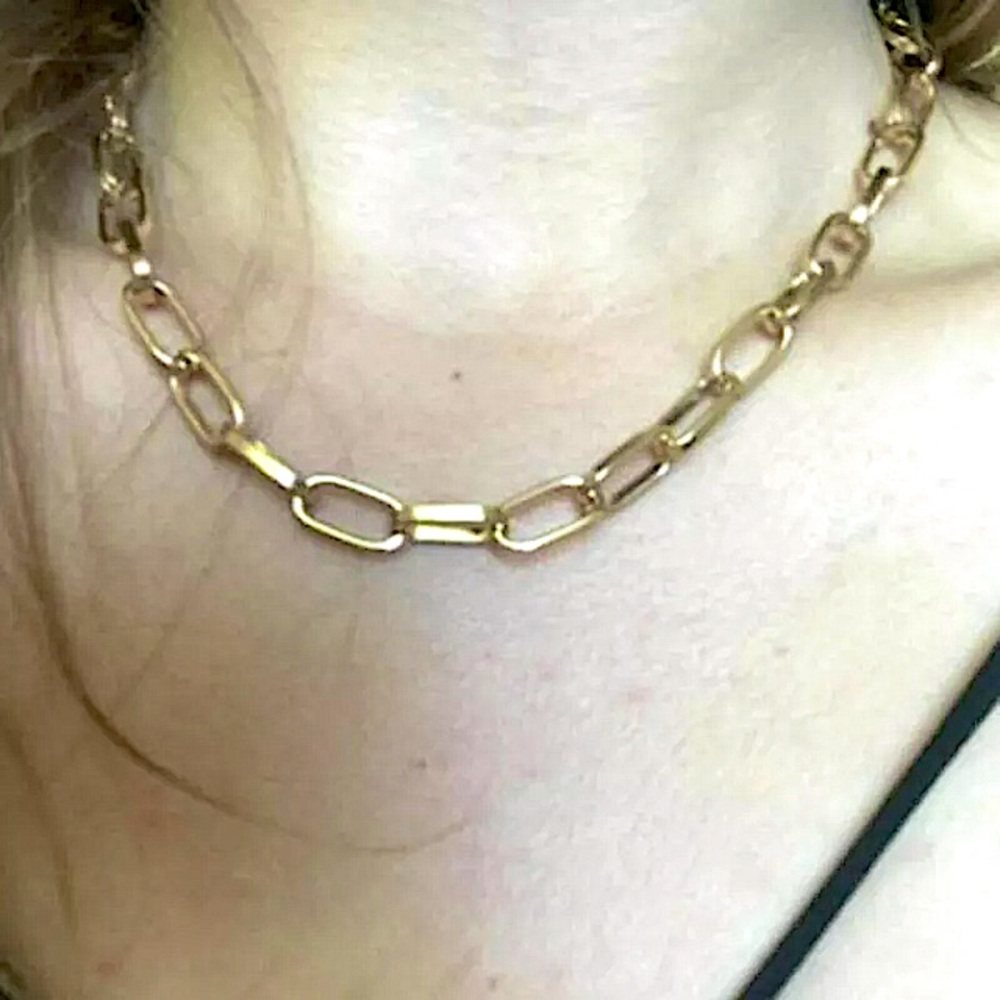 - 🌺 Beautiful Large Link Neck Chain GP - Picture 3 of 5